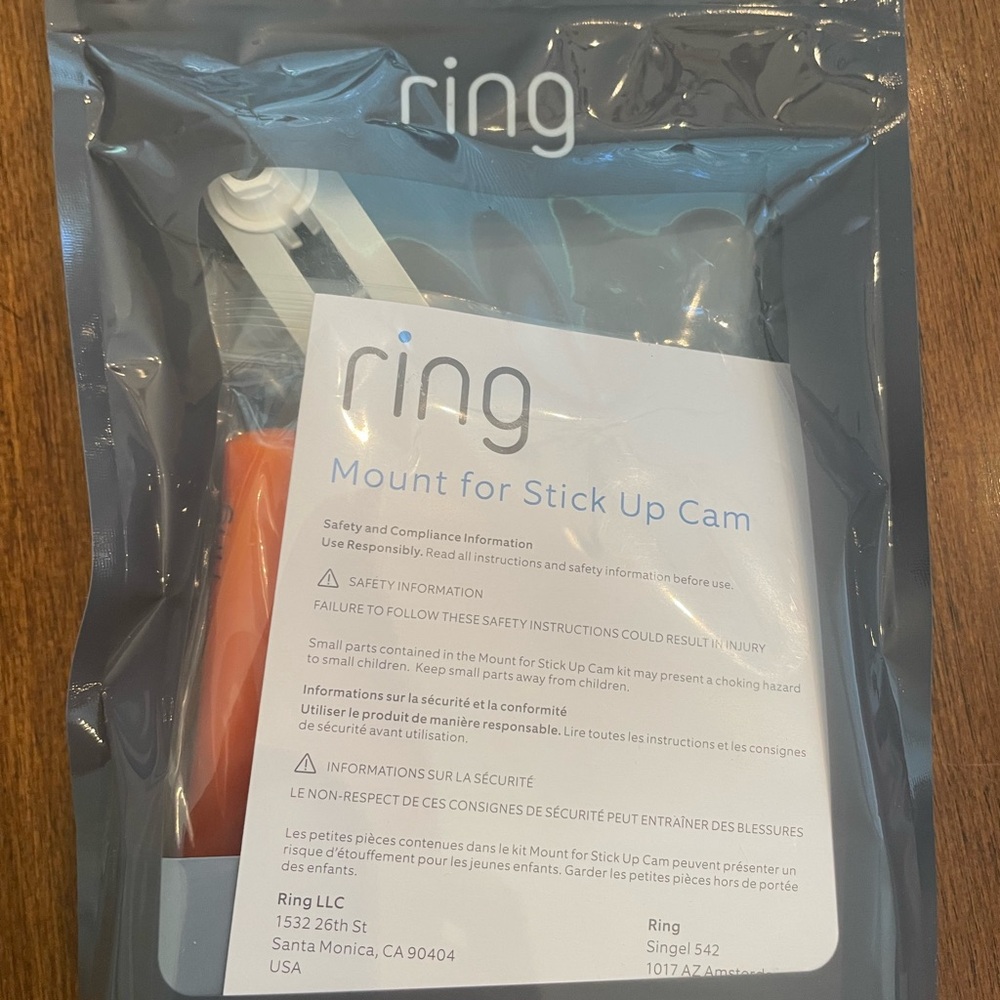 New Ring Mount for Stick up Cam